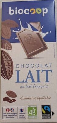 Chocolat lait au lait français