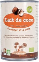 Lait de coco 15 % 400 ml