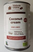 Crème de coco à cuisiner