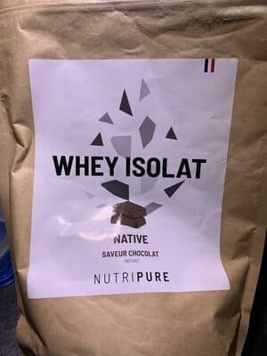 Whey isolat, saveur Chocolat