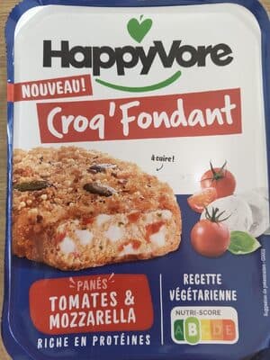 Croq'Fondant Panés Tomates & Mozzarella