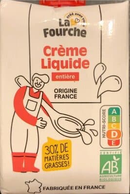 Creme liquide entière