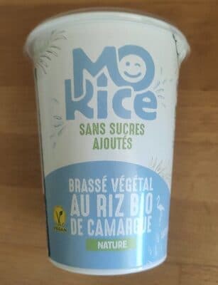 Brassé végétal au riz bio de Camargue nature