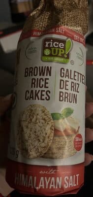 Brown rice cake