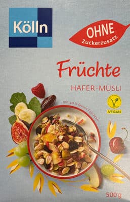 Früchte Hafer-Müsli