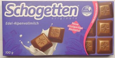 Schogetten - Edel-Alpenvollmilchschokolade