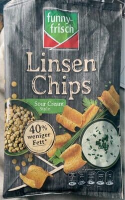 Linsen Chips Sour Creme Style