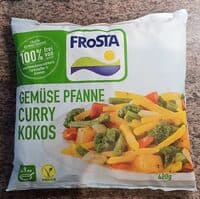 Gemüse Pfanne Curry Kokos