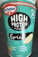 High Protein Pudding Grieß