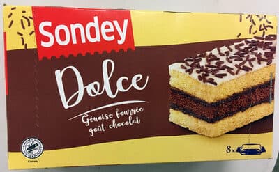 Génoise fourrée goût chocolat