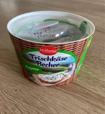 Frischkäse-Becher Kräuter