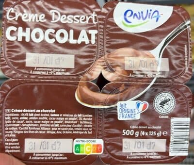 Crème dessert chocolat