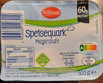 Speisequark Magerstufe