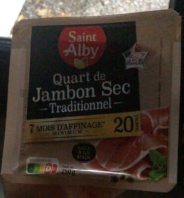 Quart de jambon sec Traditionnel