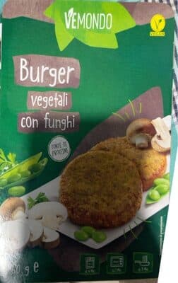 Burger vegetali con funghi