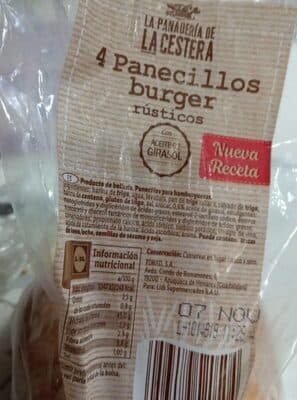 Panecillos burger