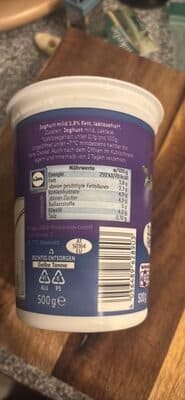Laktose Frei Jogurt mild