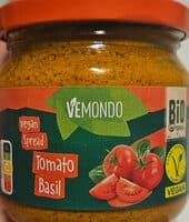 Brotaufstrich Tomate Basilikum
