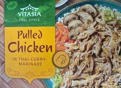 Pulled Chicken in Thai-Curry-Marinate