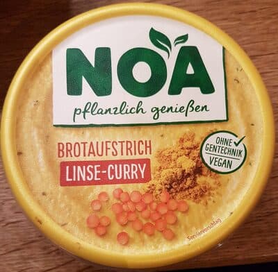 Brotaufstrich Linse-Curry
