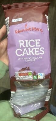Rice Cakes with Milk Chocolate Coating