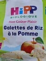 Galette de riz à la pomme