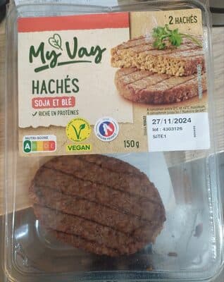 Hachés soja et blé