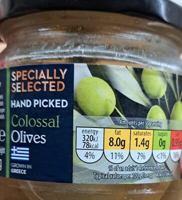 Colossal olives