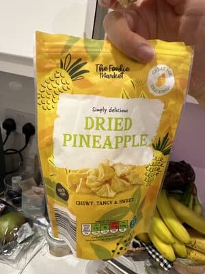 dried pineapple