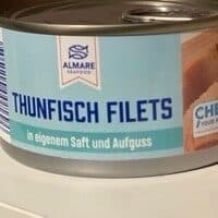 Thunfisch Filets in eigenem Saft und Aufguss