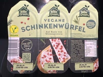 Vegane Schinkenwürfel