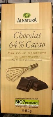 Chocolat 64% Cacao