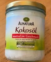 Alnatura Kokosöl neutral im Geschmack 400mi 5.99€ 1l 14.58€