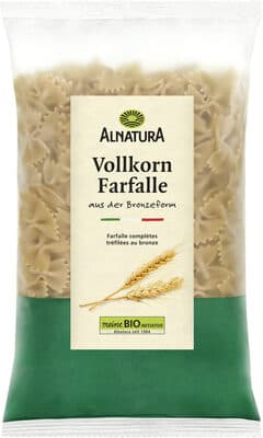 Vollkorn Farfalle Nudeln