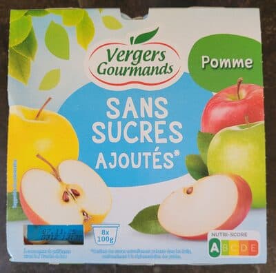 Purée de pommes, sans sucres ajoutés