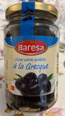 Olives Noires Entieres à la a Grecque