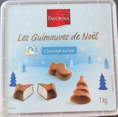 Guimauve De Noel chocolat au lait