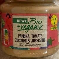 Brotaufstrich, Paprika, Tomate, Zucchini & Aubergine Streichcreme