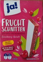 Frucht Schnitten Cranberry-Kirsch