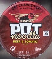 Pot Noodle Beef & Tomato flavour