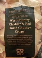 West Country Cheddar & Red Onion Chutney Crisps