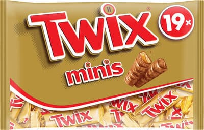 Twix minis barres x19 - 403g