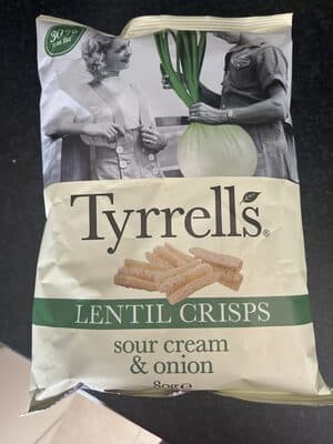 Sour Cream & Onion Lentil Crisps