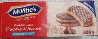 Sablés aux flocons d'avoine chocolat au lait