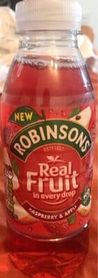 Robinsons real fruit rasberry and apple