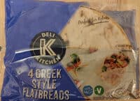 4 Greek Style Flatbreads