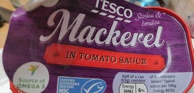 Mackerel in tomato sauce