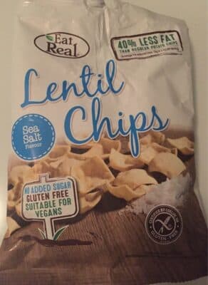 Lentil Chips Sea Salt Flavour
