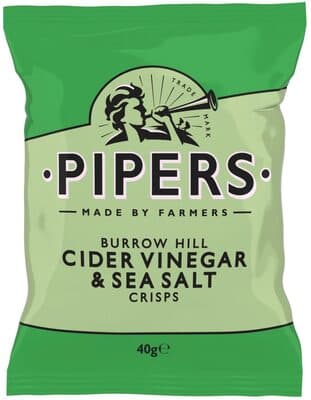 Pipers Burrow Hill Cider Vinegar & Sea Salt Crisps