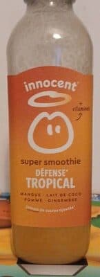 Innocent Mangue , Lait de coco, pomme gingembre